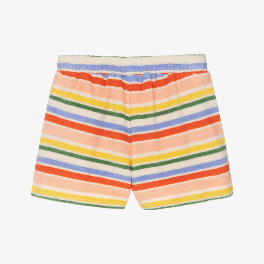 Molo-Пурпурные полосатые шорты из махровой ткани для девочек | Childrensalon Outlet