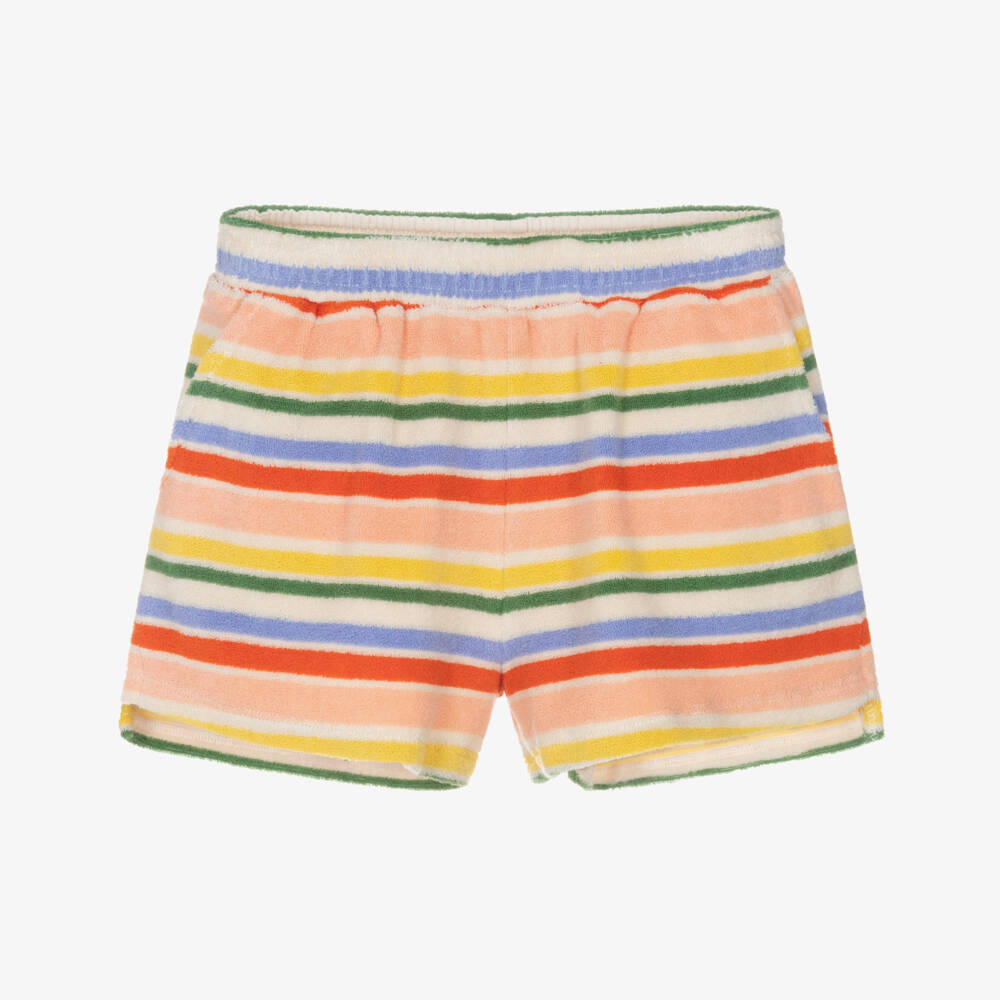 Molo-Пурпурные полосатые шорты из махровой ткани для девочек | Childrensalon Outlet
