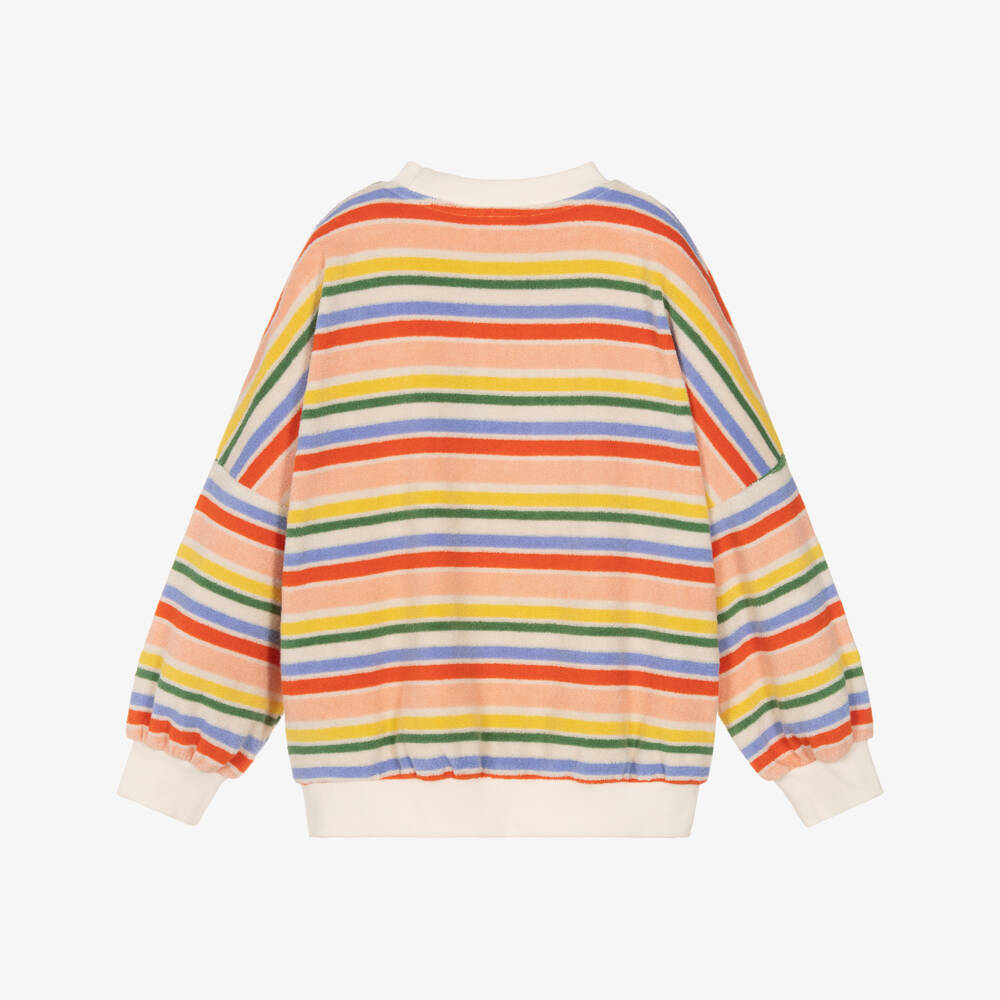 Molo-Полосатый свитшот из махровой ткани для девочек | Childrensalon Outlet
