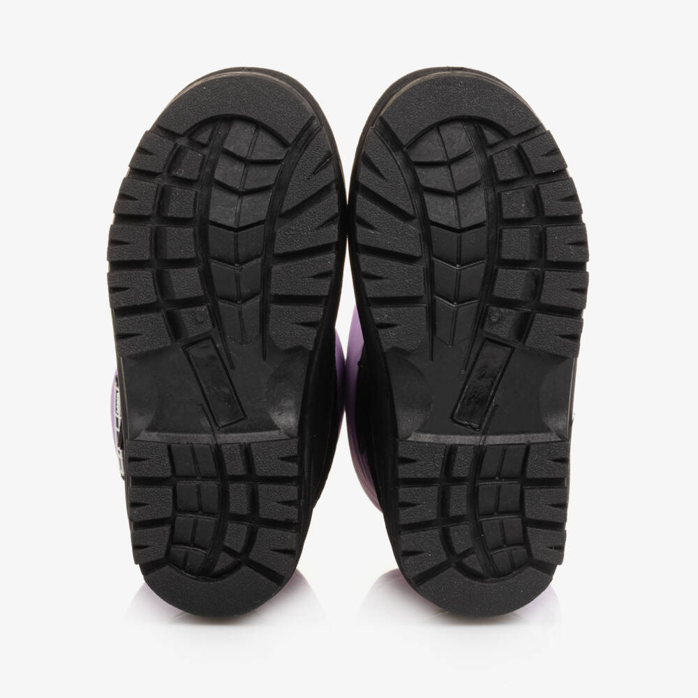Molo-Girls' Plush Lilac Winter Boots | Childrensalon Outlet