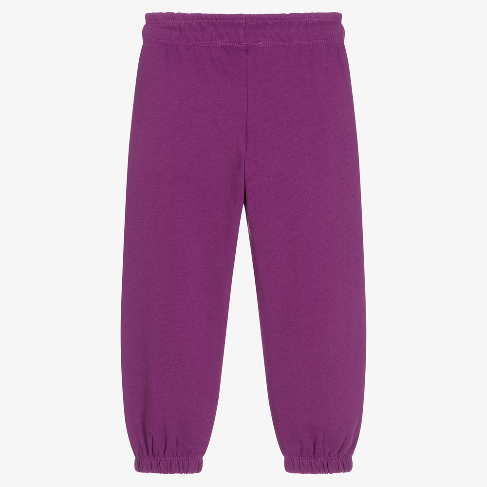 Molo-Girls Purple Cotton Joggers | Childrensalon Outlet