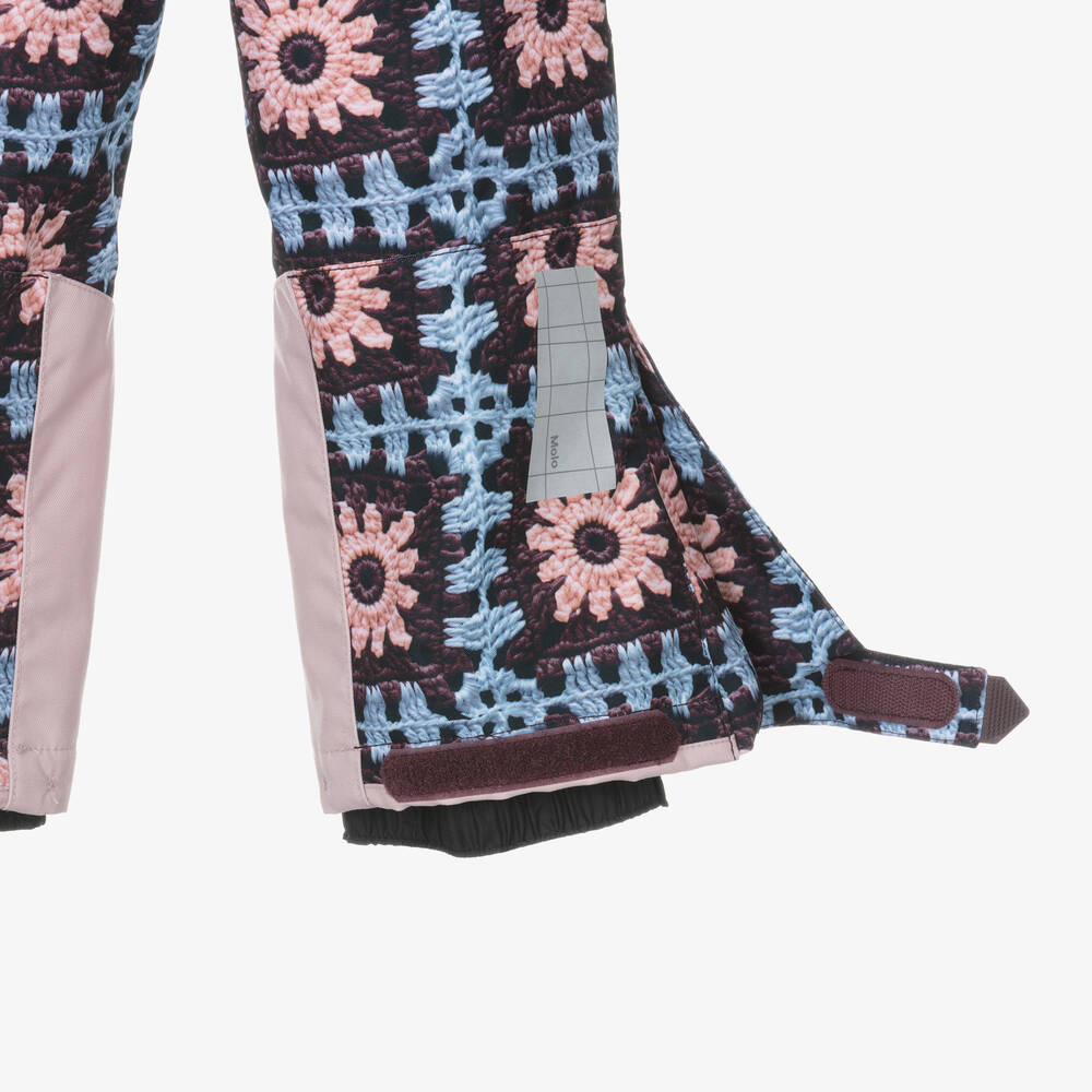 Molo-Фиолетовые лыжные брюки с вышивкой крючком | Childrensalon Outlet