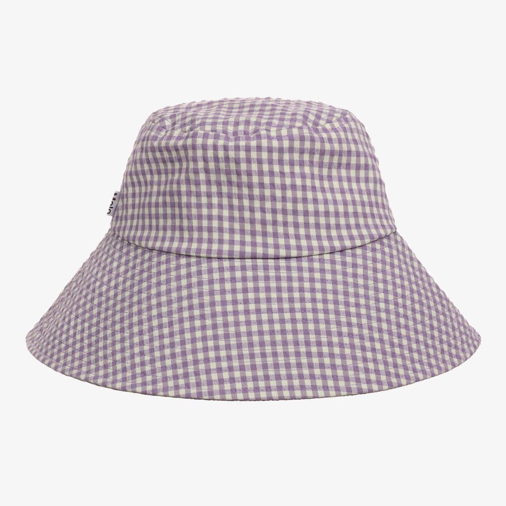 Molo-Фиолетовая шляпа в мелкую клетку | Childrensalon Outlet