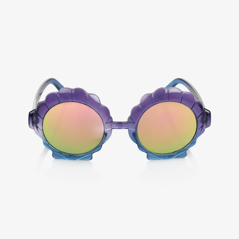 Molo-Girls Purple Shell Sunglasses (UVA/UVB) | Childrensalon Outlet