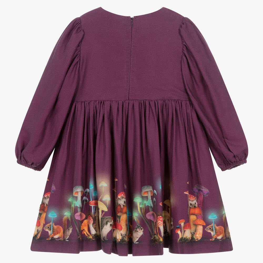 Molo-Фиолетовое платье из вискозы | Childrensalon Outlet