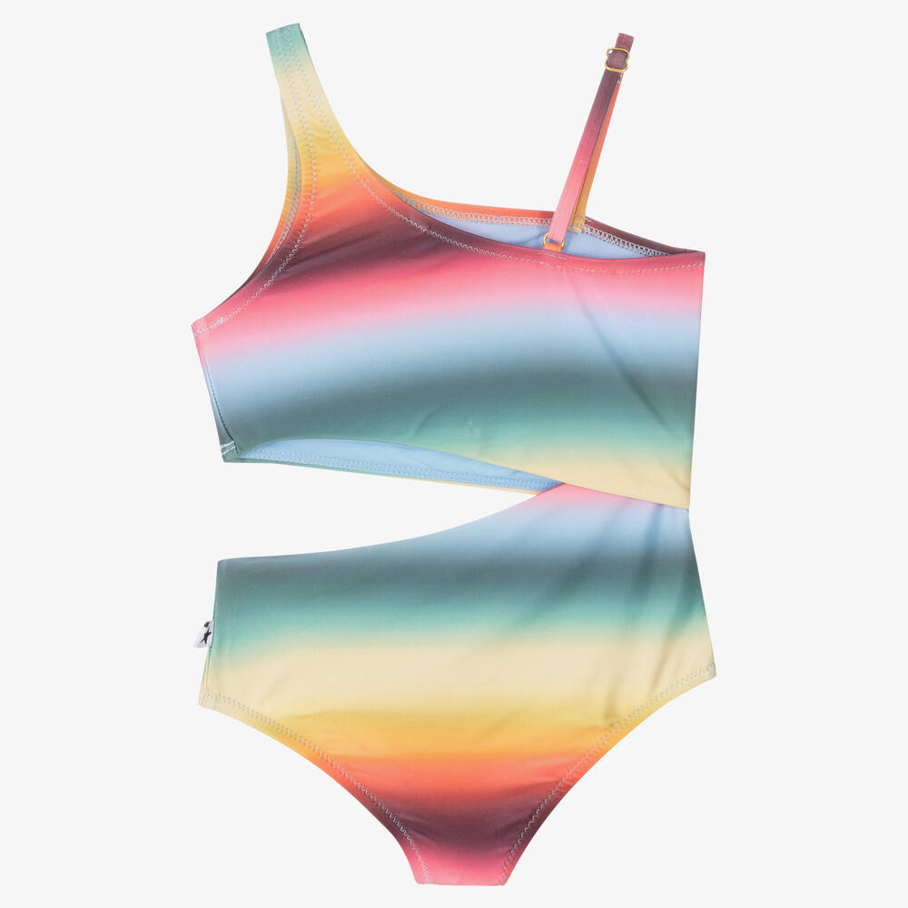 Molo Maillot de bain arc en ciel fille Childrensalon Outlet