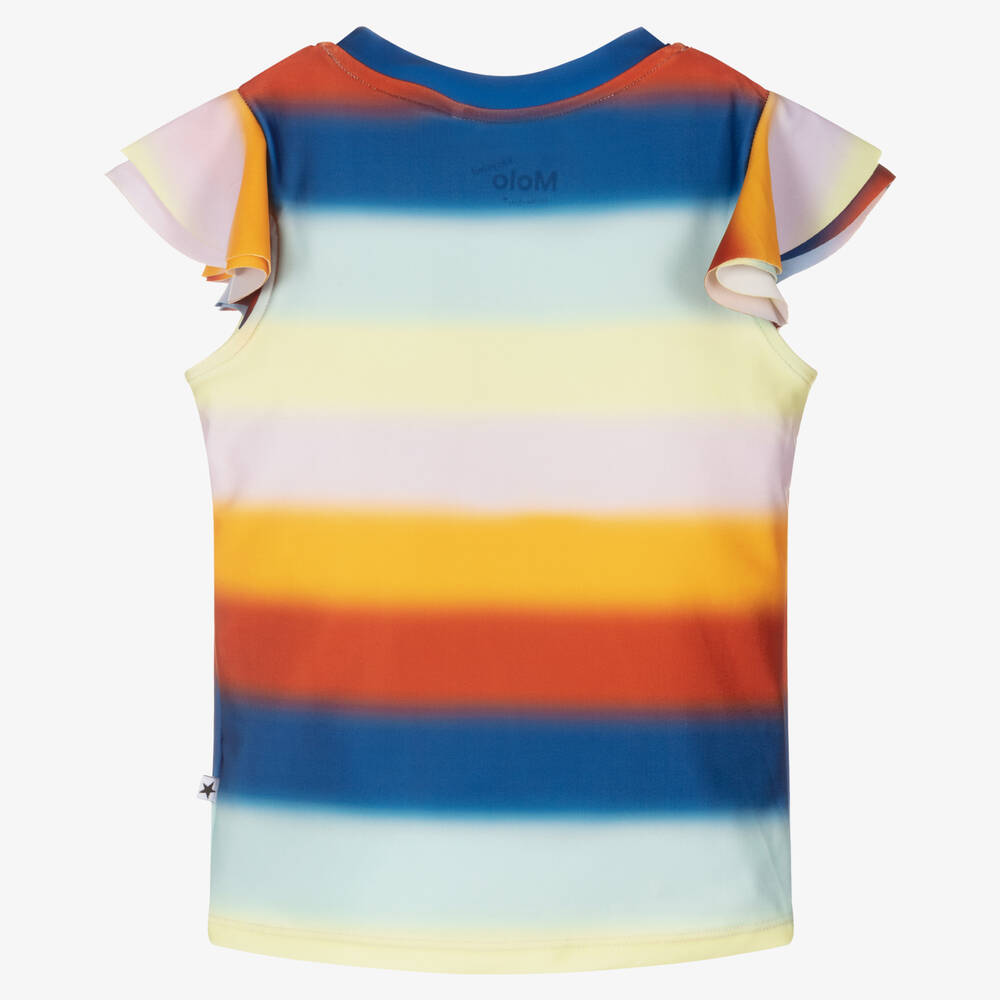 مولو-توب واقي من الشمس بطبعة ملونة للبنات (+UPF 50) | Childrensalon Outlet