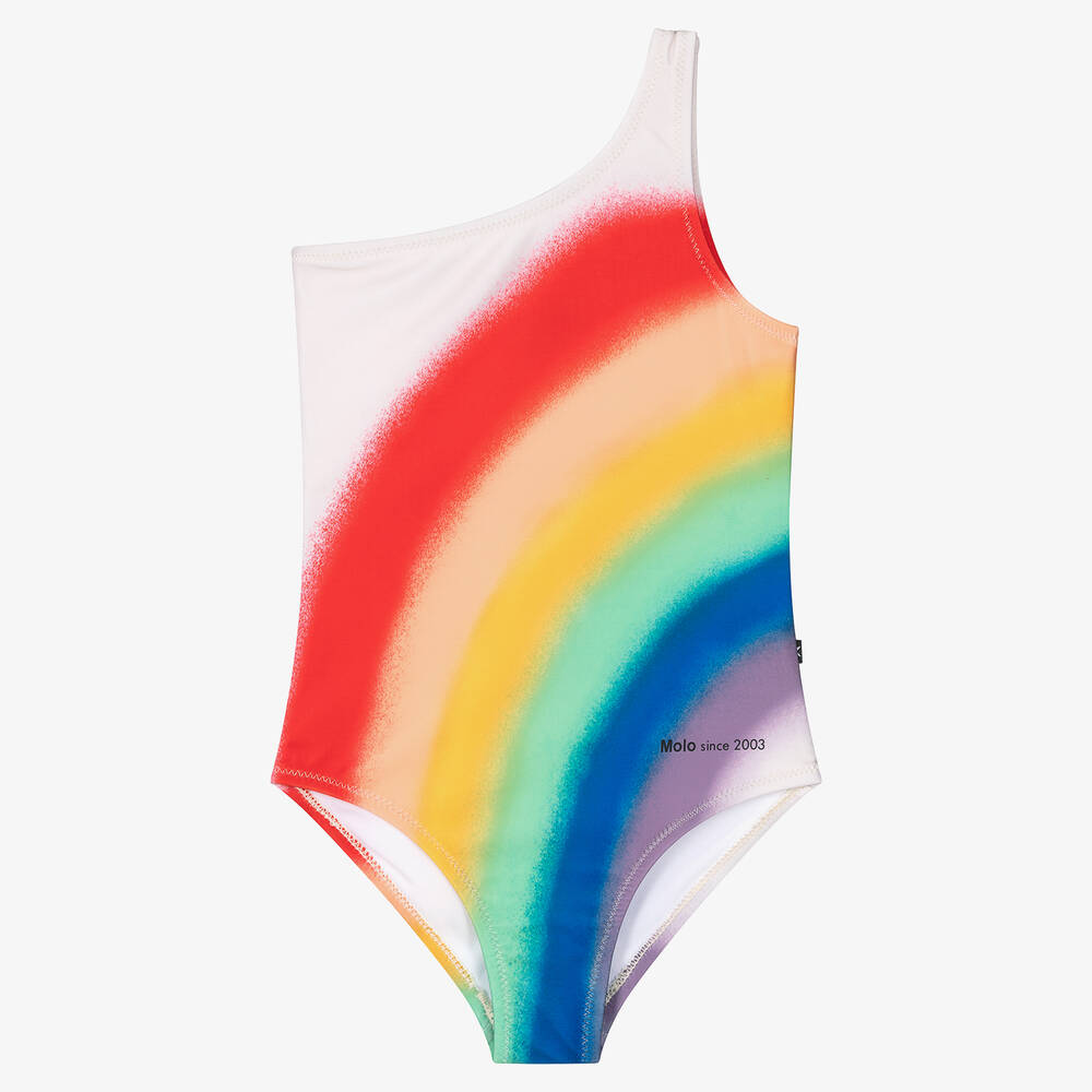 Molo - Roter Regenbogen-Badeanzug LSF 50+ | Childrensalon