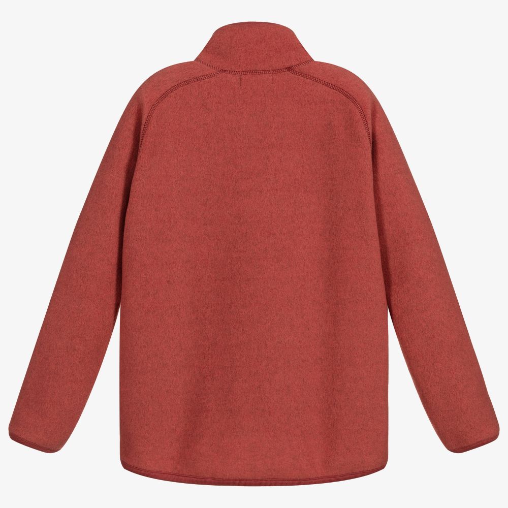 Molo - Girls Red Zip-Up Fleece | Childrensalon Outlet