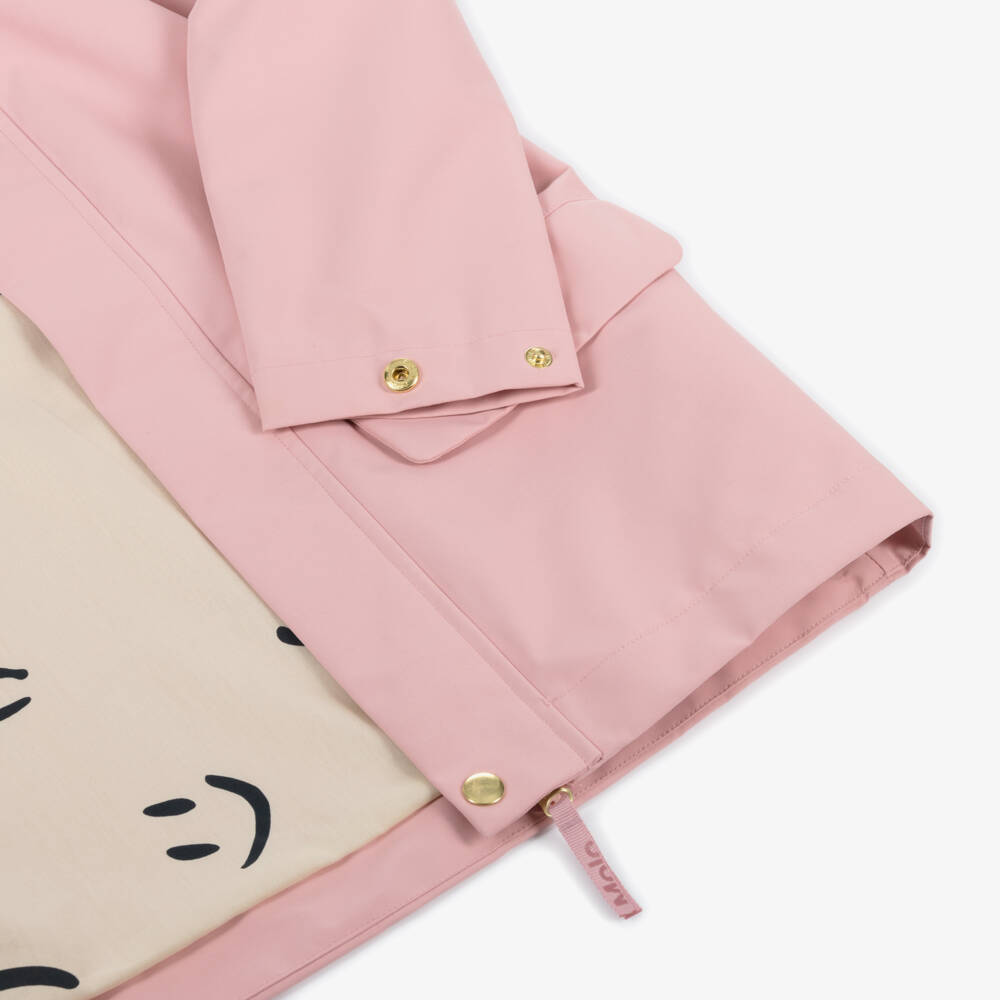 Molo-Girls Rose Hooded Raincoat | Childrensalon Outlet