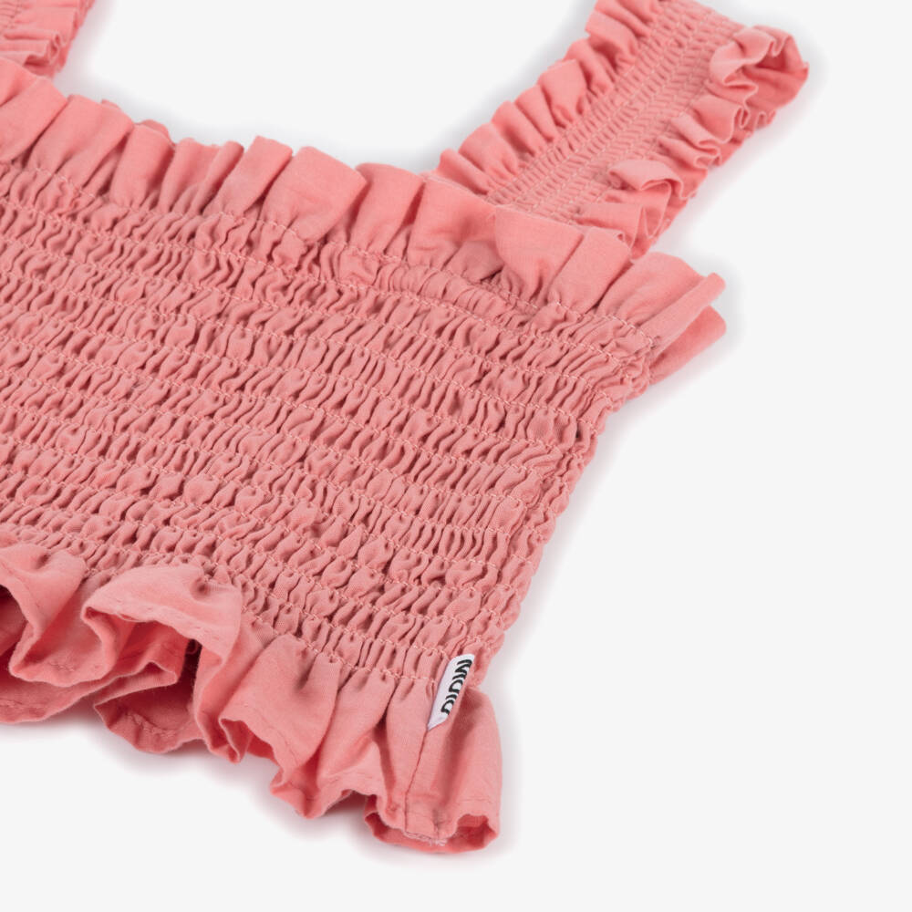 Molo-Girls Rose Voile Sleeveless Blouse | Childrensalon Outlet