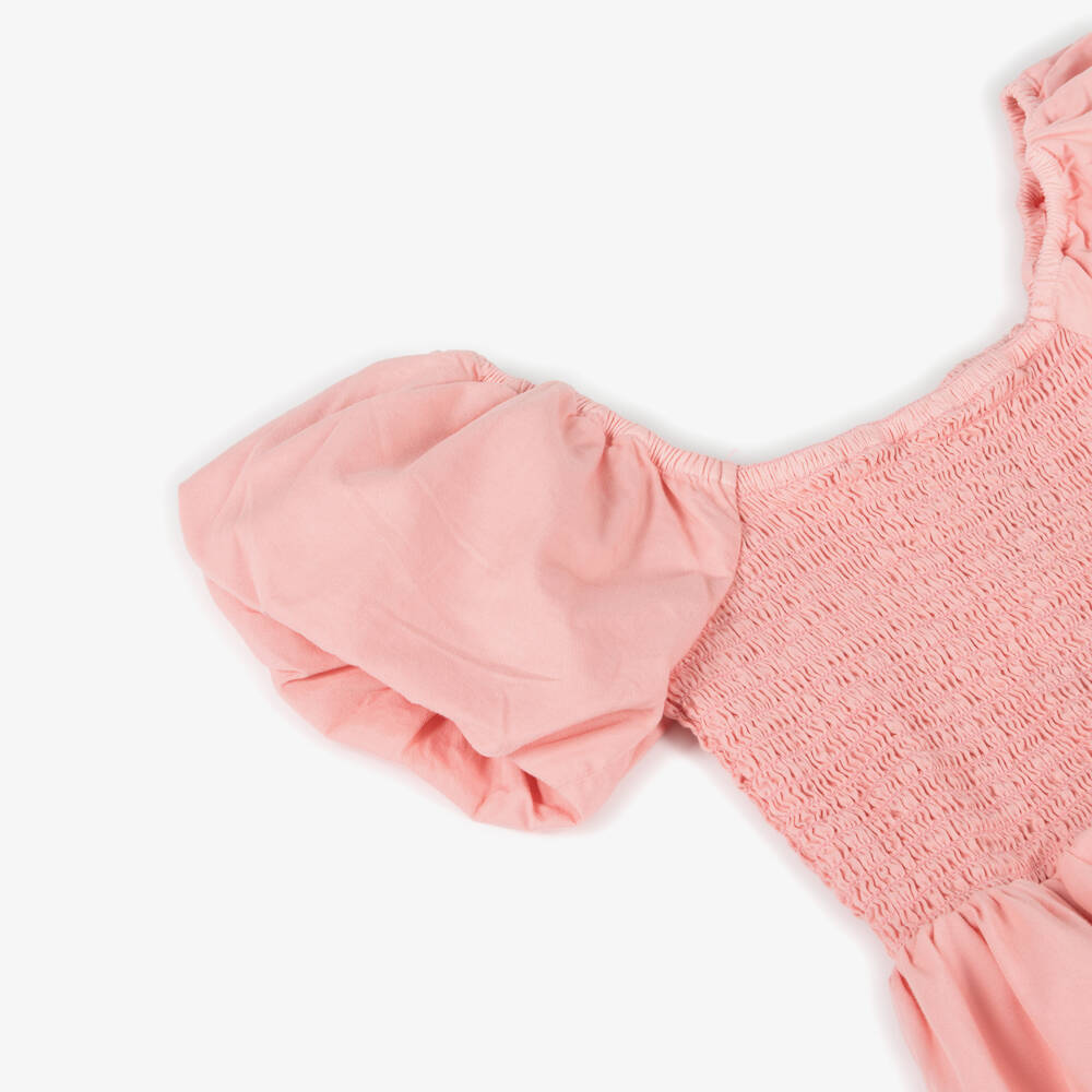 Molo-Платье из органического хлопка розового кварца для девочек | Childrensalon Outlet