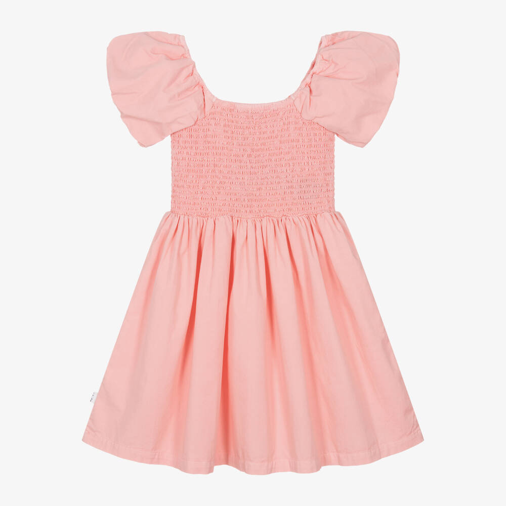 Molo-Платье из органического хлопка розового кварца для девочек | Childrensalon Outlet