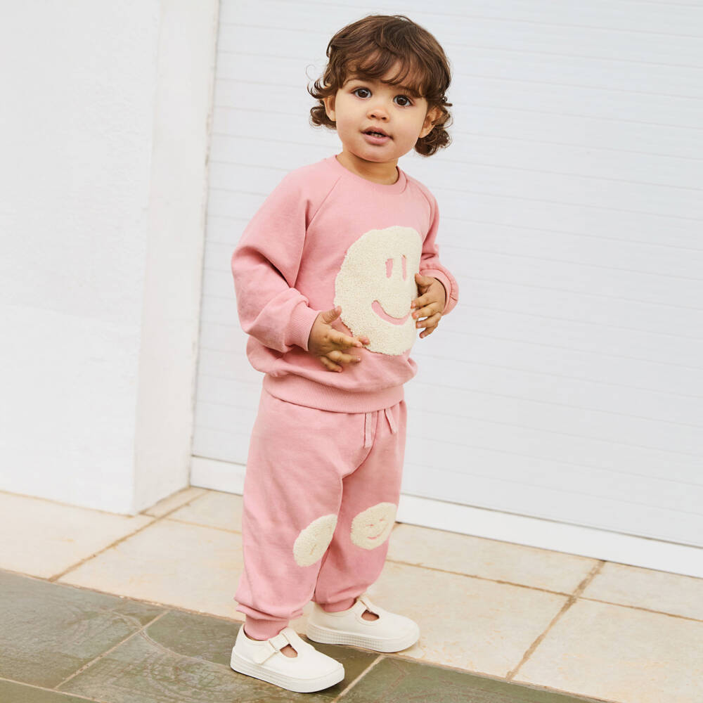 Molo-Girls Rosy Joy Cotton Ensemble | Childrensalon Outlet