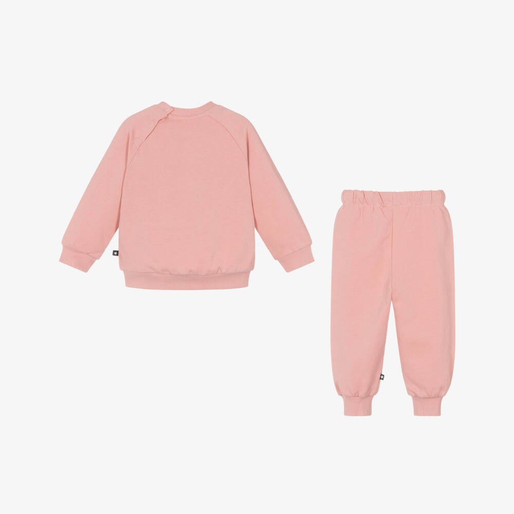 Molo-Girls Rosy Joy Cotton Ensemble | Childrensalon Outlet