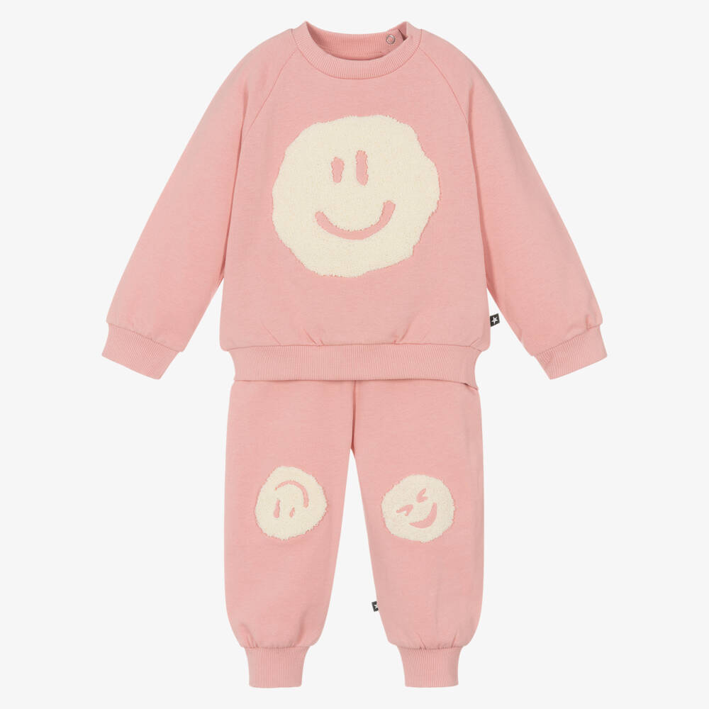 Molo-Girls Rosy Joy Cotton Ensemble | Childrensalon Outlet