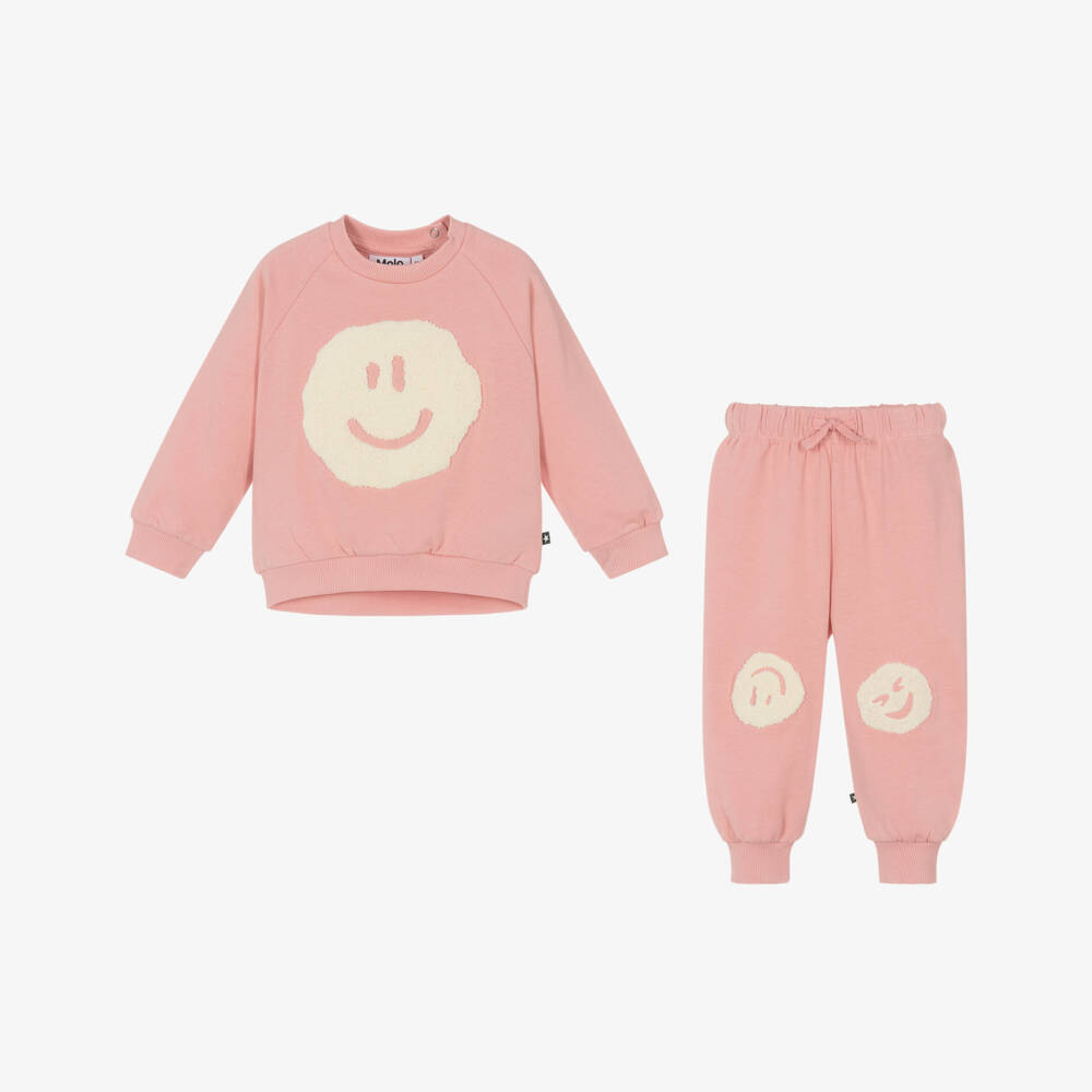 Molo-Girls Rosy Joy Cotton Ensemble | Childrensalon Outlet