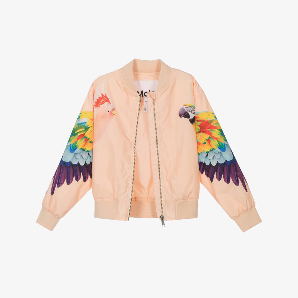 مولو-جاكيت ساتان خوخي للبنات | Childrensalon Outlet