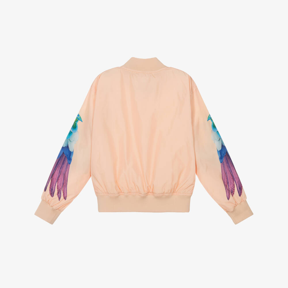 مولو-جاكيت ساتان خوخي للبنات | Childrensalon Outlet