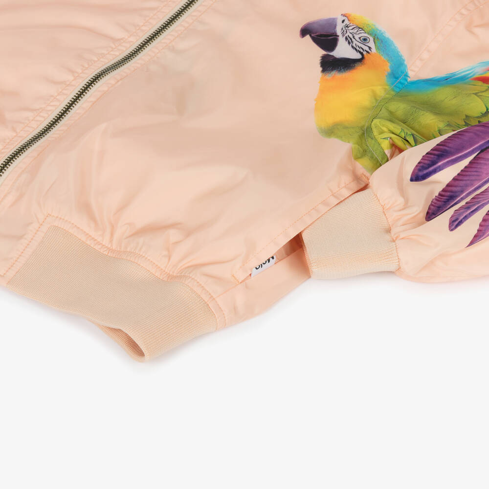 مولو-جاكيت ساتان خوخي للبنات | Childrensalon Outlet