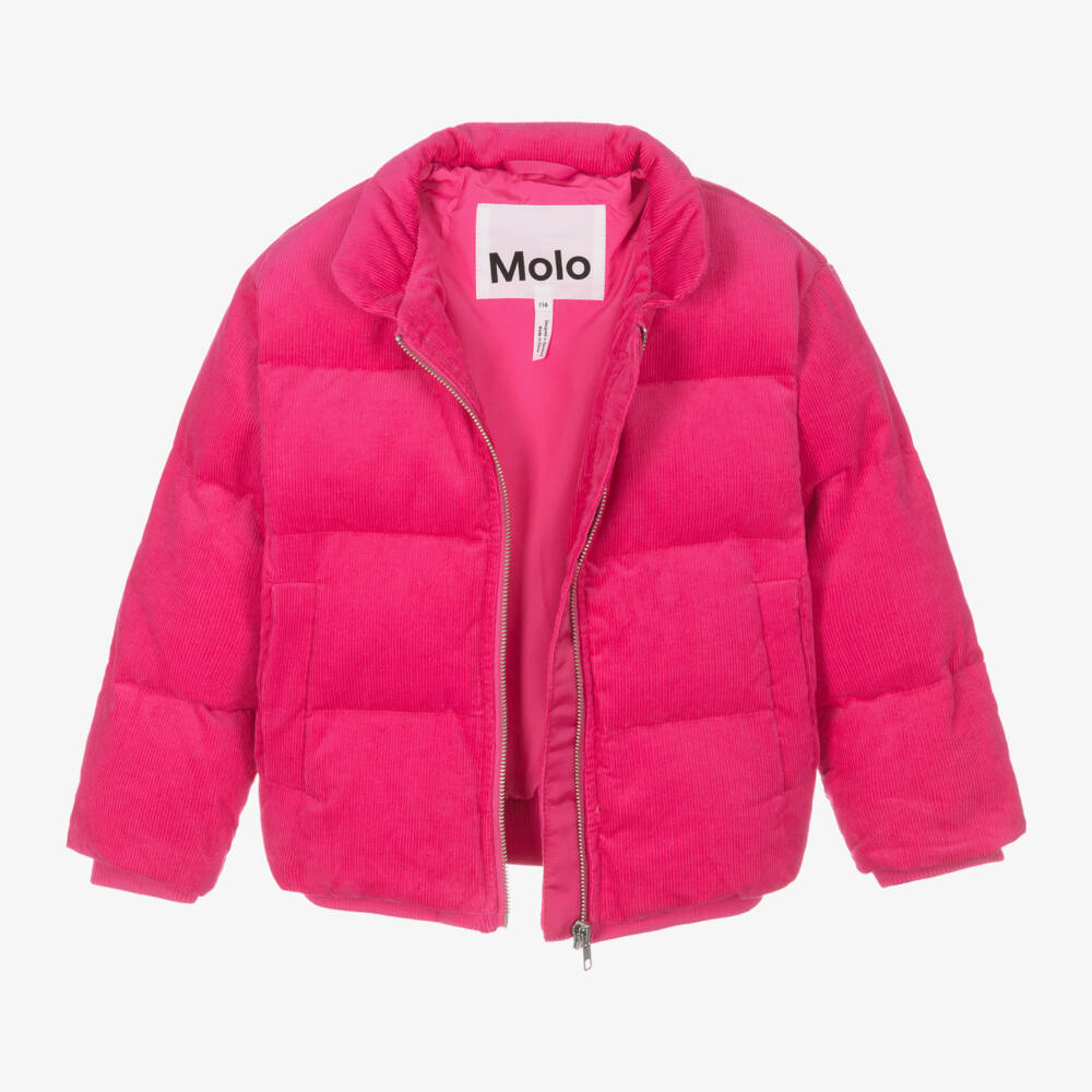 Molo-جاكيت بافر كوردروي لون زهري للبنات | Childrensalon Outlet