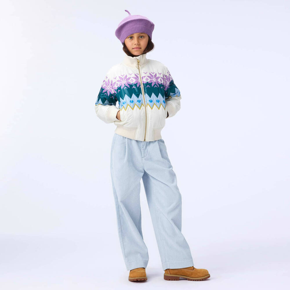 Molo-Мягкие голубые вельветовые брюки для девочек | Childrensalon Outlet