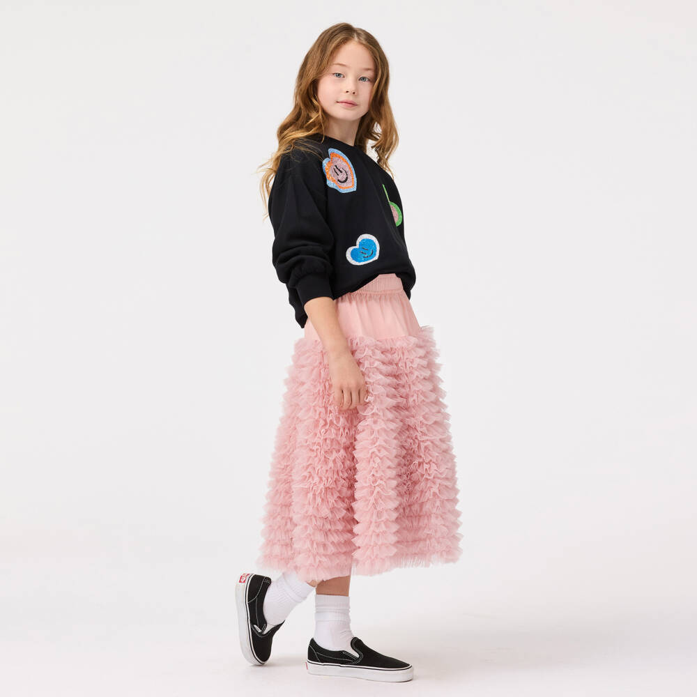 Molo-Юбка из мягкого розового тюля с рюшами для девочек | Childrensalon Outlet