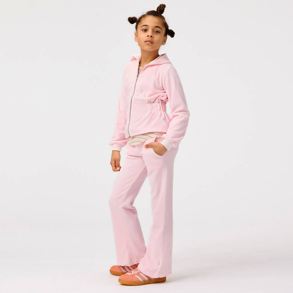 Molo-هودي مخملي ناعم للبنات بسحاب | Childrensalon Outlet