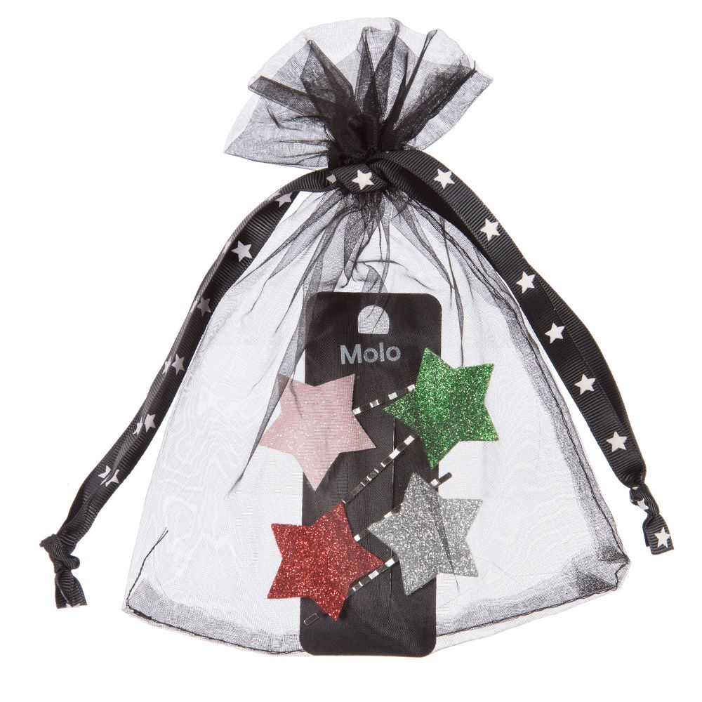 Molo-Girls 'Star' Hair Grips (4 Pack) | Childrensalon Outlet