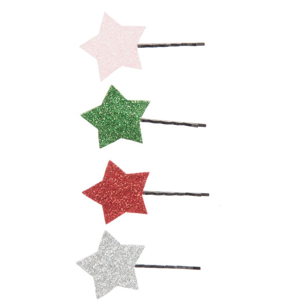 Molo-Girls 'Star' Hair Grips (4 Pack) | Childrensalon Outlet