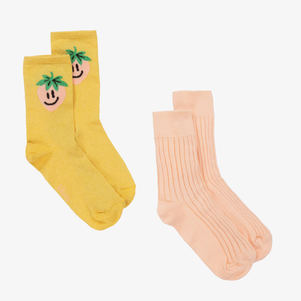 Molo-Носки Двойной Удовольствие с Клубникой для девочек | Childrensalon Outlet
