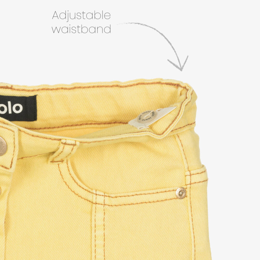 Molo-تنورة جينز مطاطية للبنات بلون الشمس الساطع | Childrensalon Outlet
