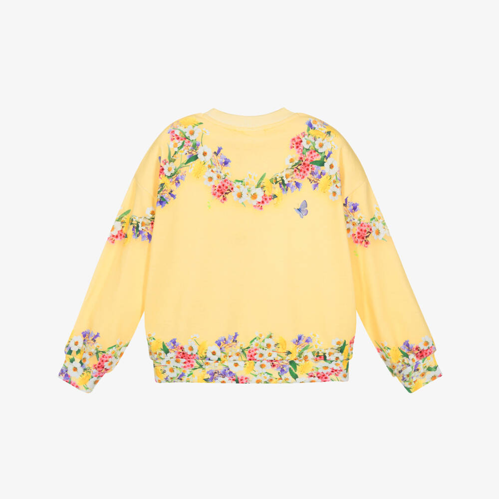 Molo-Girls Sunny Floral Cotton Top | Childrensalon Outlet