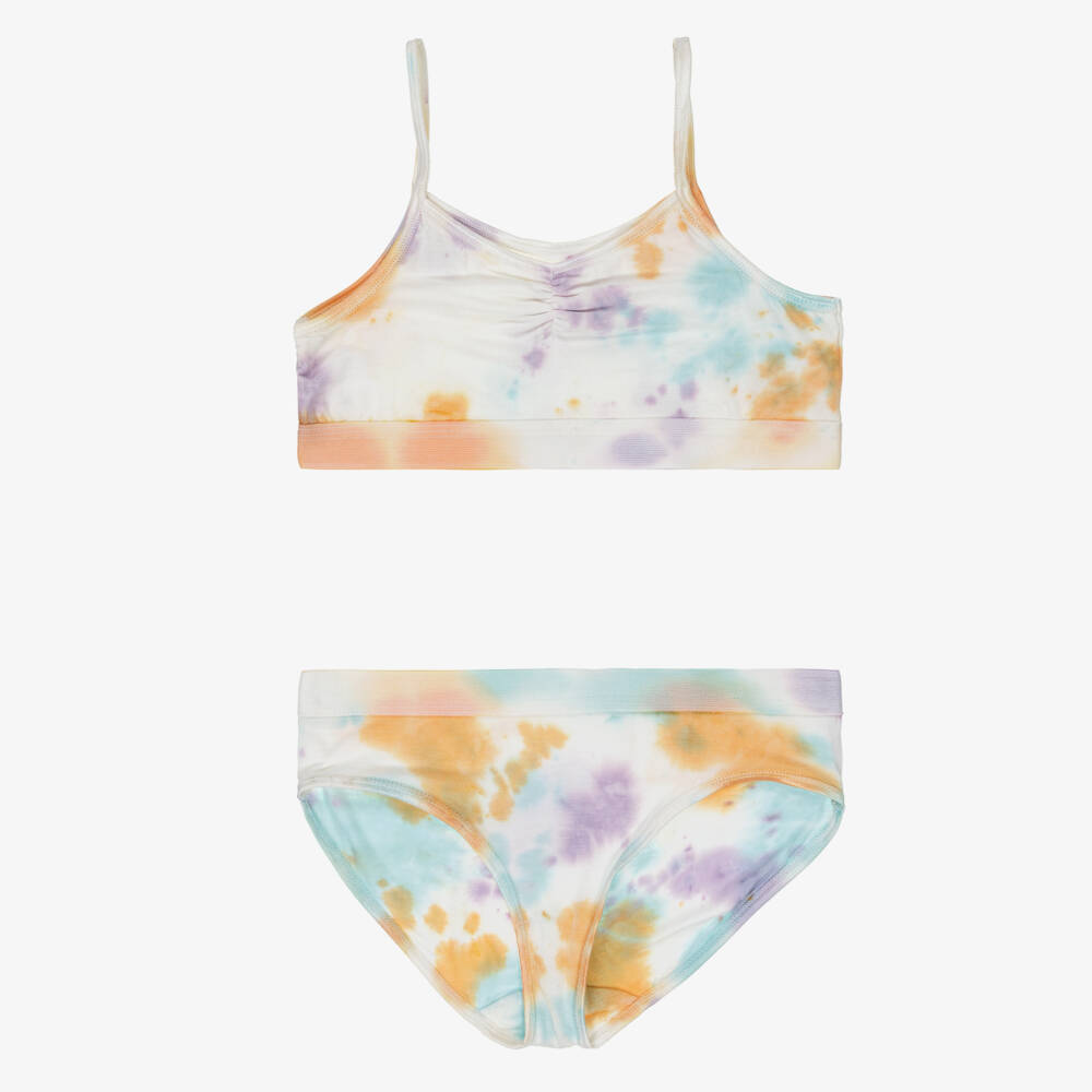 Molo-Girls Vibrant Eco Vero Tie-Dye Set | Childrensalon Outlet
