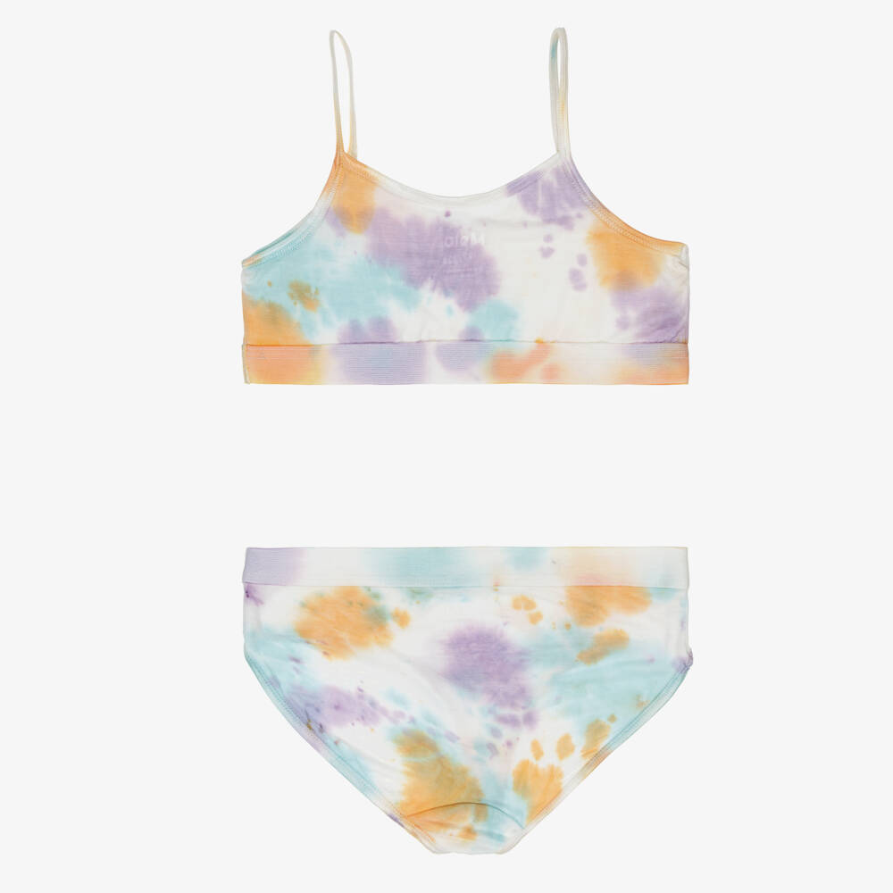 Molo-Girls Vibrant Eco Vero Tie-Dye Set | Childrensalon Outlet