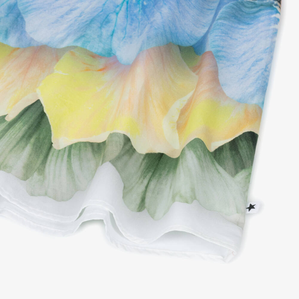 Molo-Girls Vibrant Floral Cotton Dress | Childrensalon Outlet