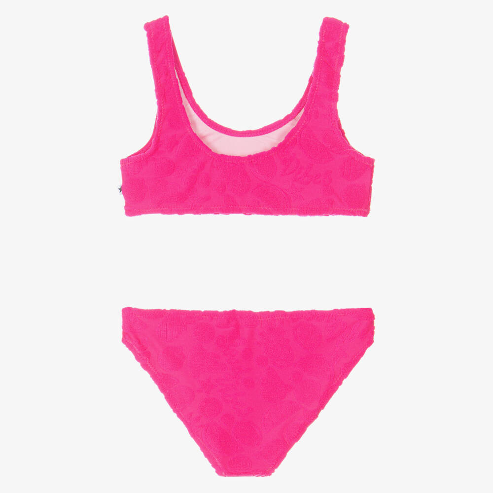 Molo-Girls Vibrant Pink Fruit Bikini | Childrensalon Outlet