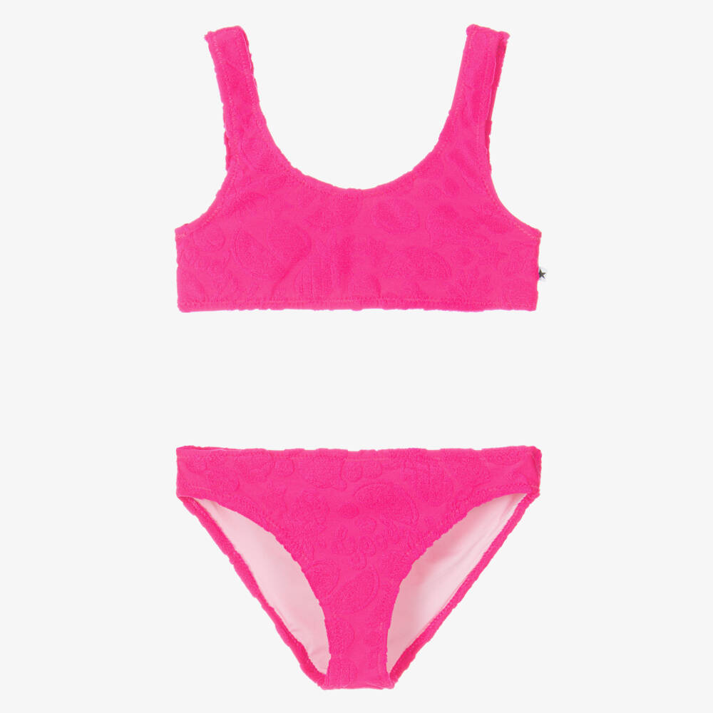 Molo-Girls Vibrant Pink Fruit Bikini | Childrensalon Outlet