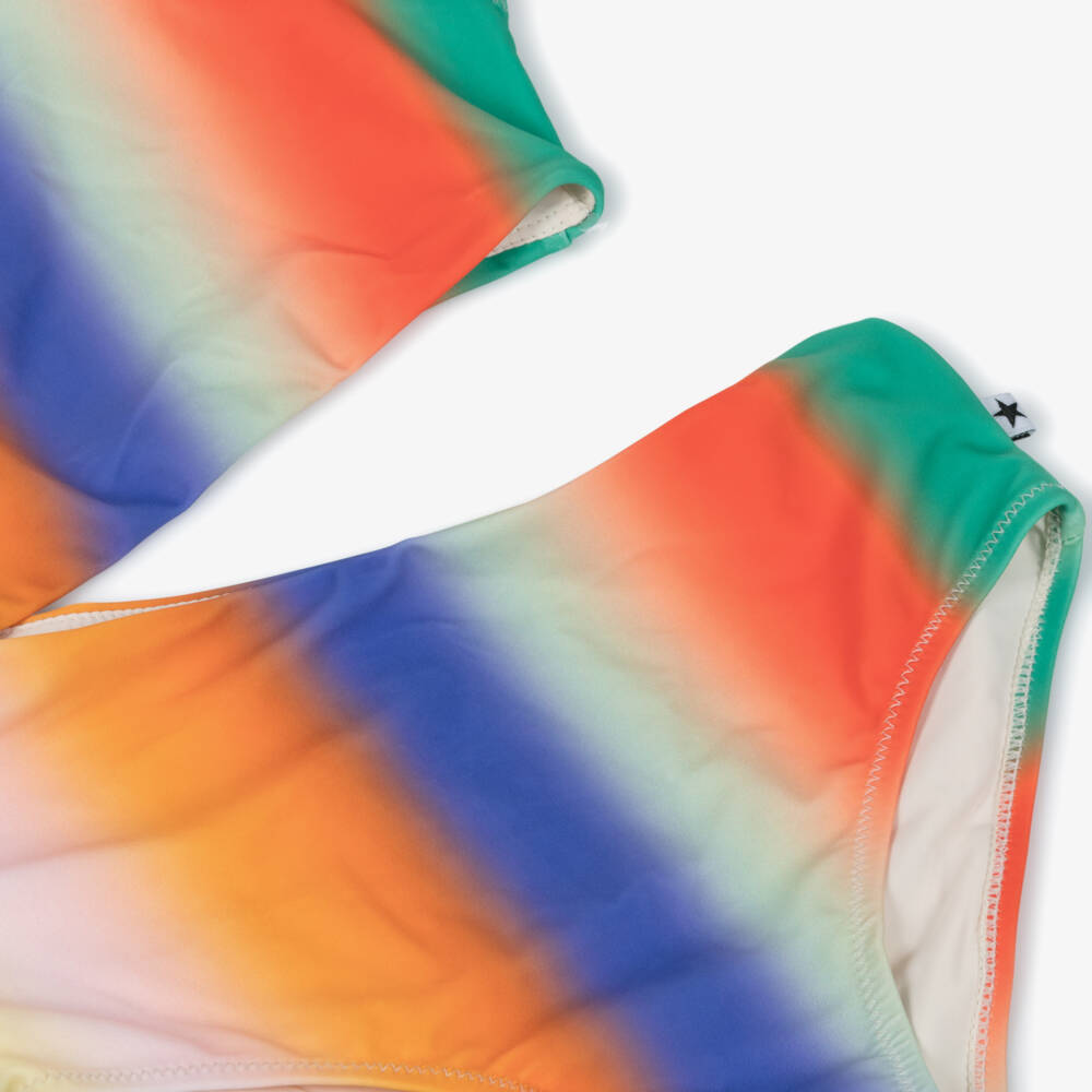 Molo-مايوه بناتي بألوان قوس قزح الزاهية بتصميم مفتوح | Childrensalon Outlet