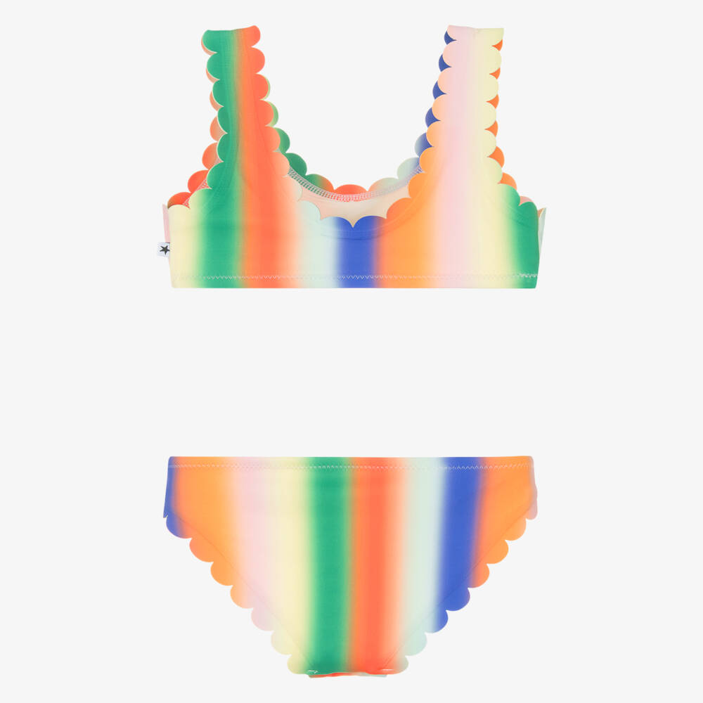 Molo-بكيني بناتي بحواف مموجة زاهية | Childrensalon Outlet