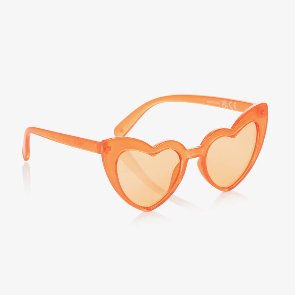 Molo-Girls Vibrant Sunrise Heart Shades | Childrensalon Outlet