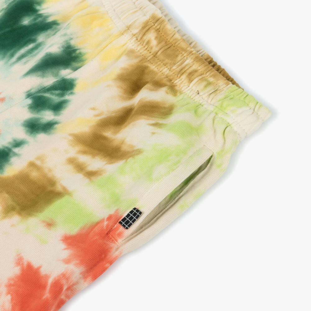 Molo-Girls Vibrant Tie-Dye Cotton Shorts | Childrensalon Outlet