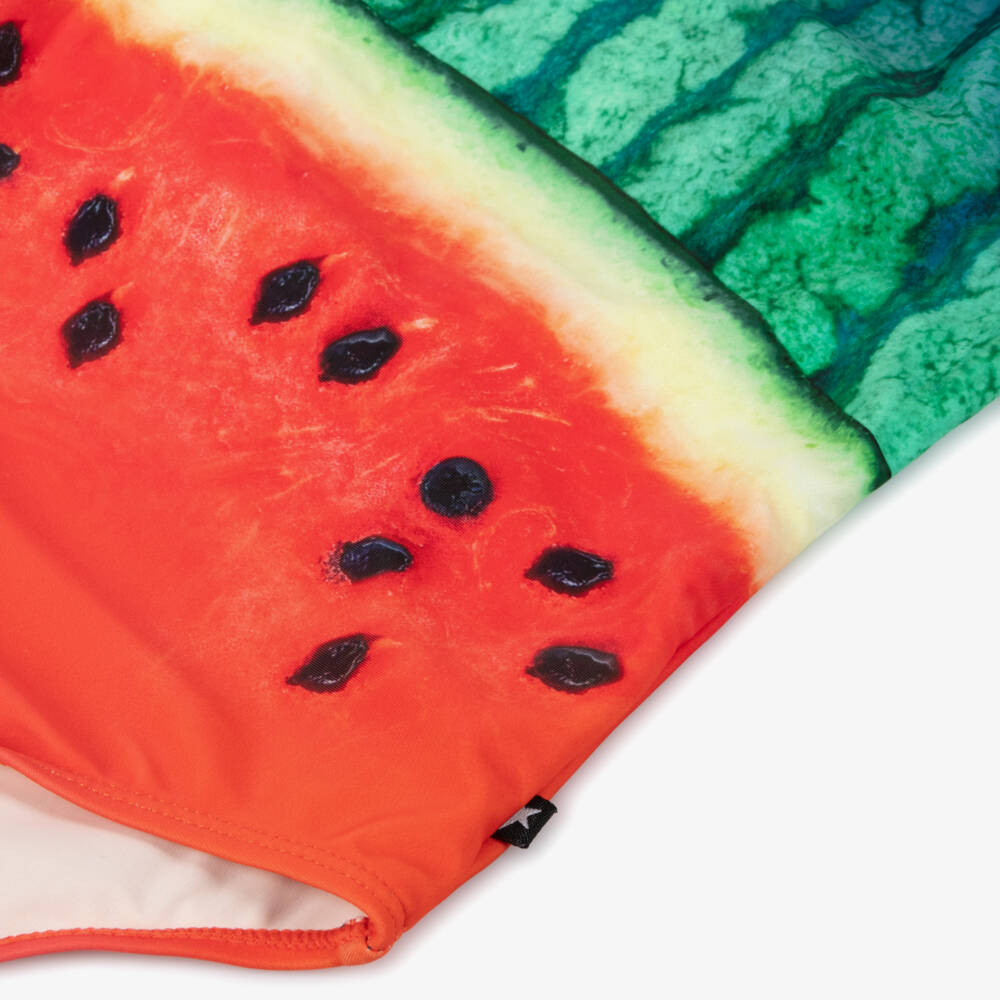 Molo-Girls Vibrant Watermelon One-Piece | Childrensalon Outlet
