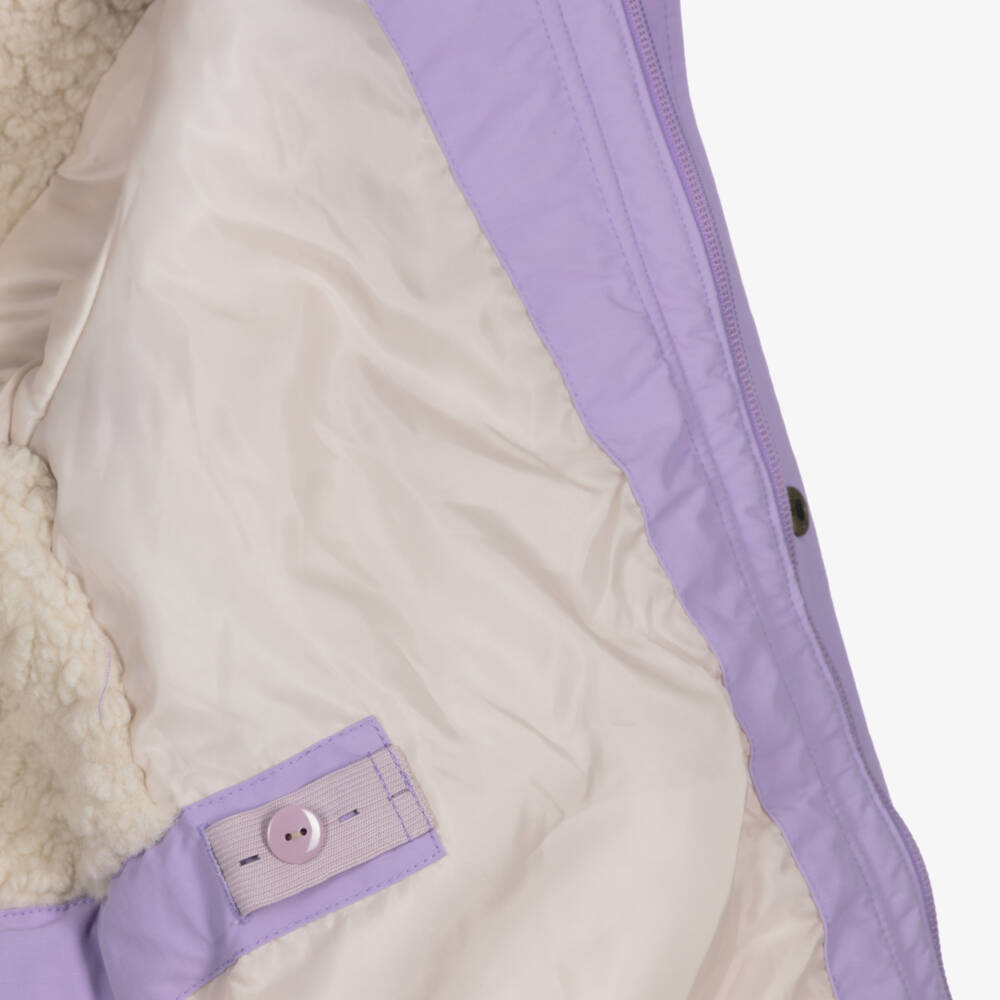 Molo-Плащ с капюшоном фиолетовый для девочек | Childrensalon Outlet