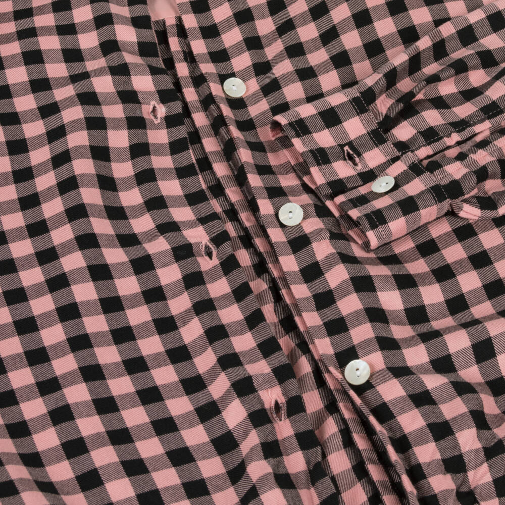 Molo-Girls Viscose Gingham Tie-Up Top | Childrensalon Outlet