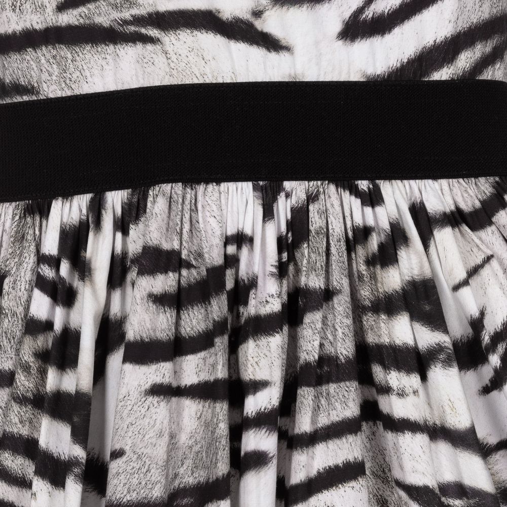 Molo-Girls White Tiger Dress | Childrensalon Outlet