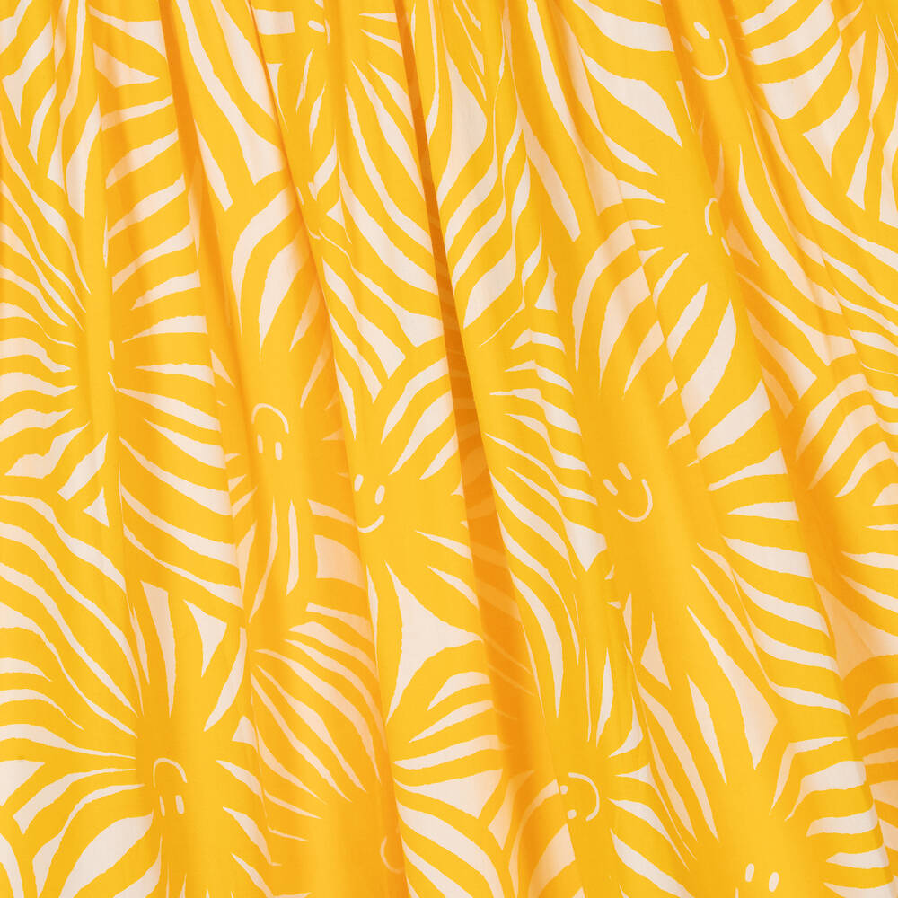 Molo-Girls Yellow Organic Cotton Skirt | Childrensalon Outlet