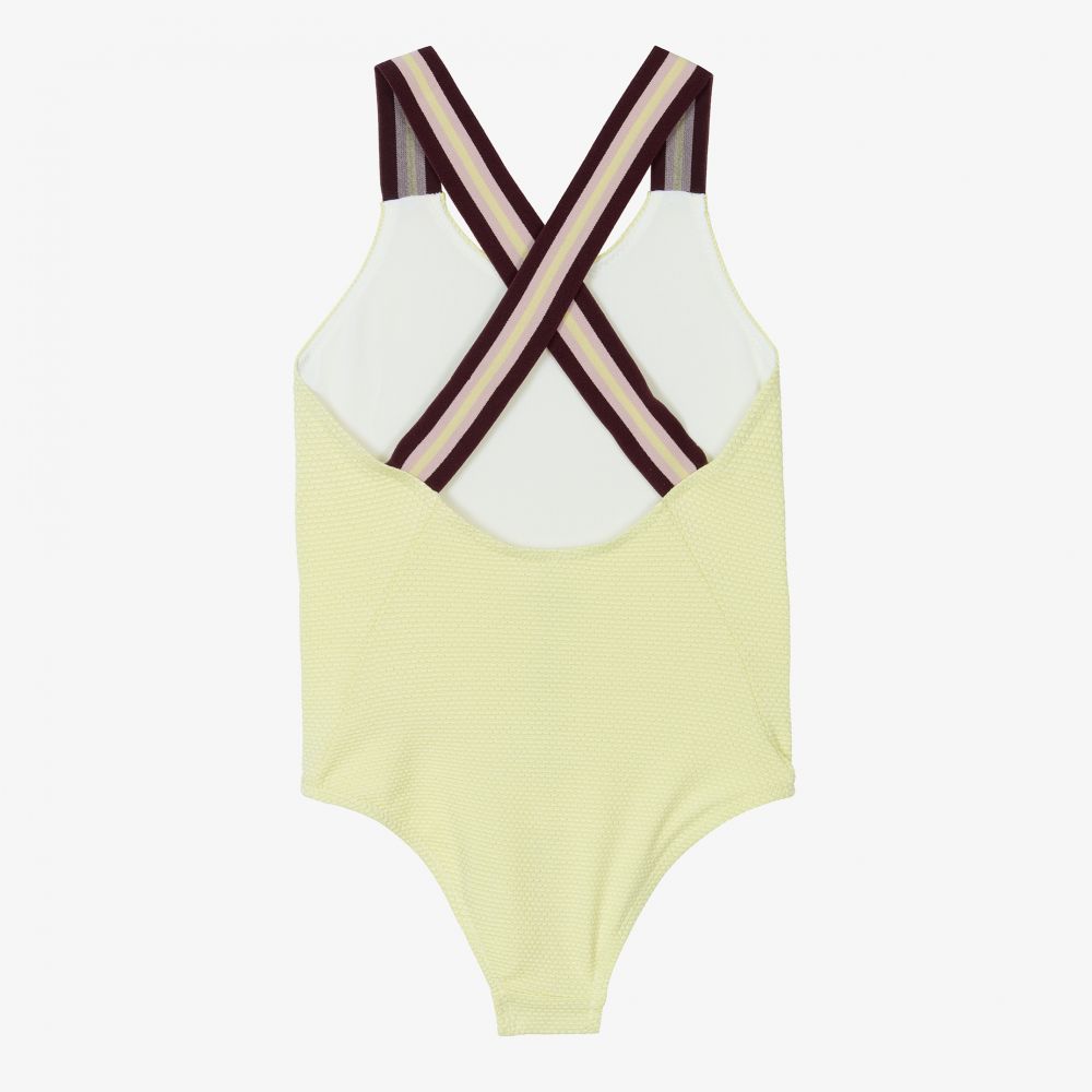 Molo-مايّو بناتي مخطط لون أصفر | Childrensalon Outlet