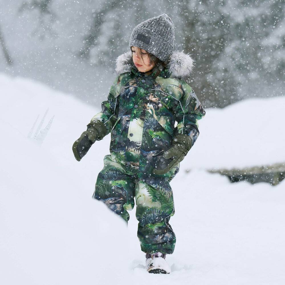 مولو-أوفرول شتوي لون أخضر للأولاد | Childrensalon Outlet