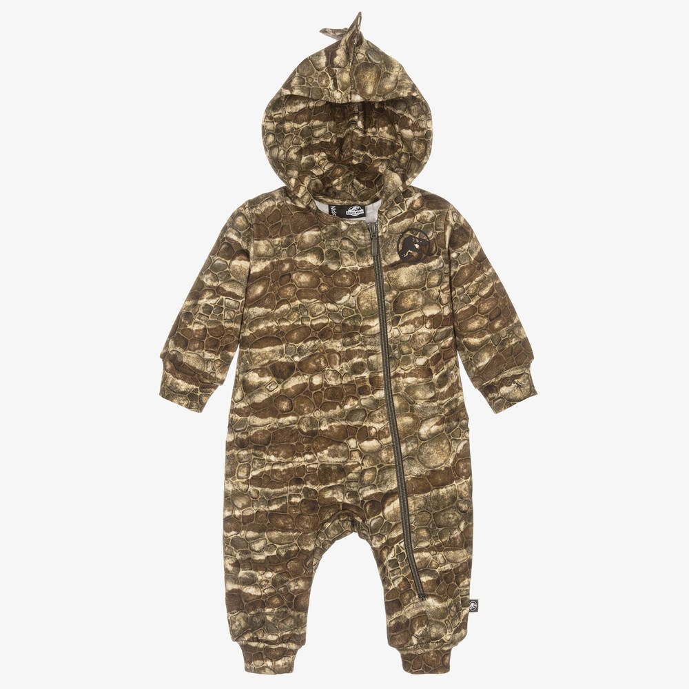 Molo - Grüner Dino-Overall für Babys | Childrensalon